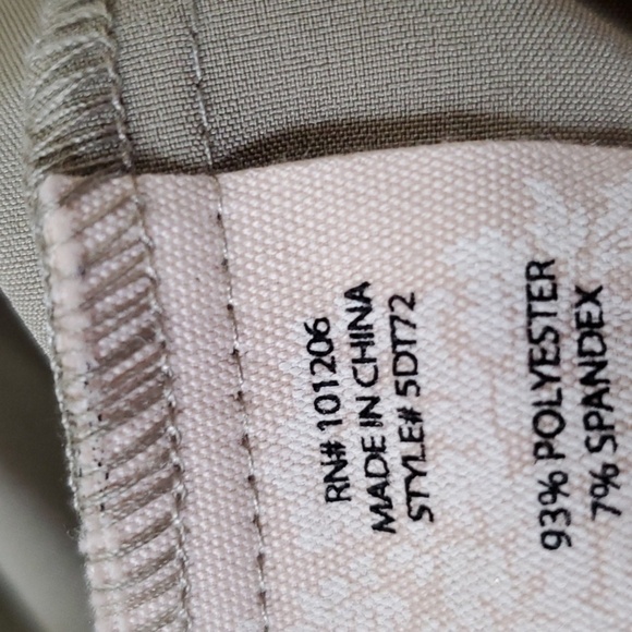 Soft Surroundings sage green lively cargo  jogger ankle SZ 2X - Picture 10 of 12